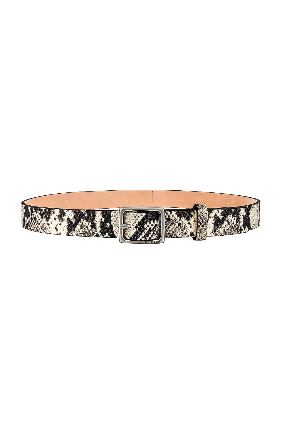 Rag & Bone Baby Boyfriend Belt In Black & White 1 Rag & Bone Baby Boyfriend Belt In Black & White