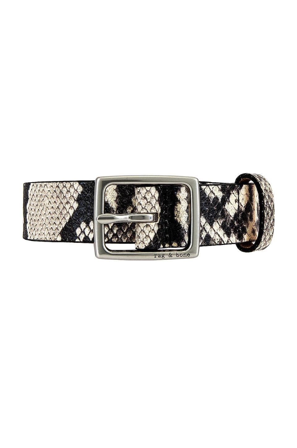 Rag & Bone Baby Boyfriend Belt In Black & White 3 Rag & Bone Baby Boyfriend Belt In Black & White - Image 3