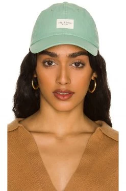 Rag & Bone Addison Baseball Cap In Sage