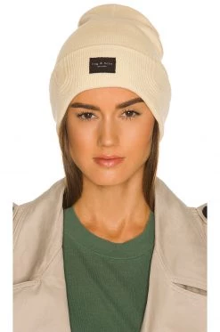 Rag & Bone Addison Beanie In Vanilla