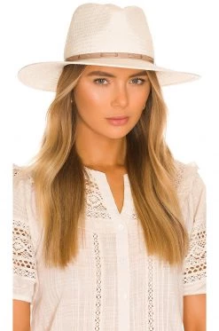Rag & Bone Lexie Packable Wide Brim Fedora In Ivory