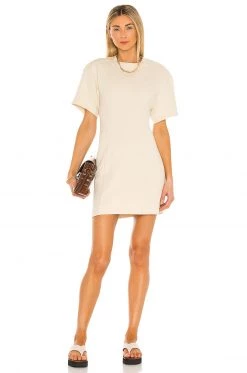 Rag & Bone Lilith Tshirt Dress In Ivory