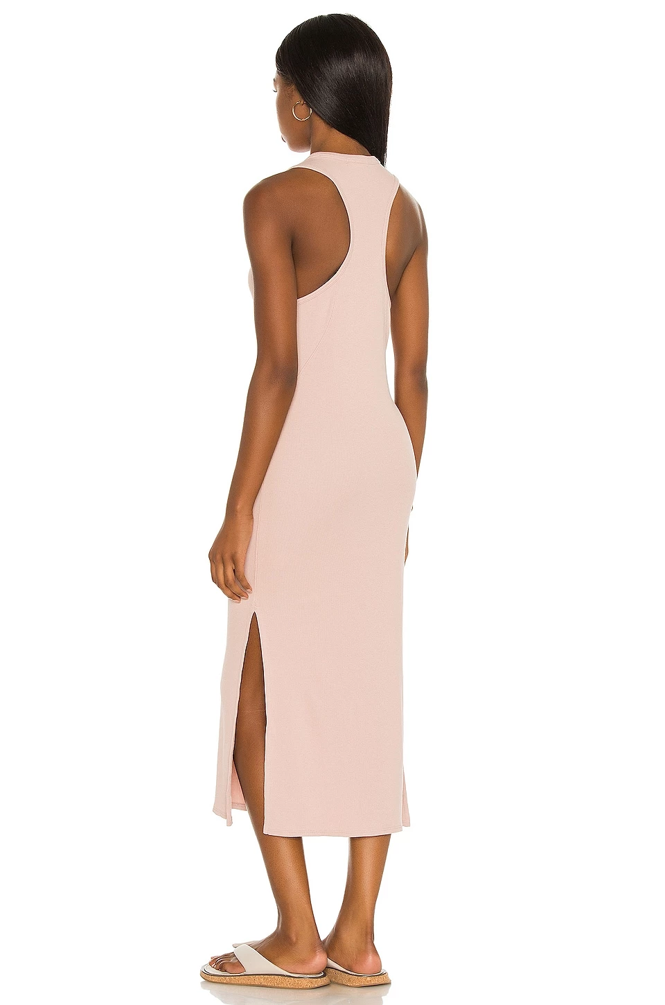 Rag & Bone The Essential Rib Muscle Dress In Lavender Sky 3 Rag & Bone The Essential Rib Muscle Dress In Lavender Sky - Image 3