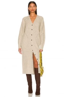 Rag & Bone Eco Donegal Dress In Light Grey