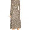 Rag & Bone Jules Jersey Dress In Green Multi -Cheap Rag & Bone Store RGBR WD73 V3