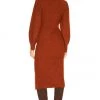 Rag & Bone Liana Dress In Rust -Cheap Rag & Bone Store RGBR WD74 V3