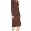 Rag & Bone Dawson Polo Dress In Brown -Cheap Rag & Bone Store RGBR WD78 V2