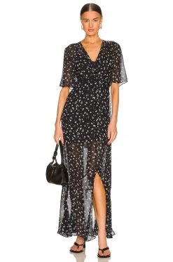 Rag & Bone Tamar Floral Dress In Blue Floral