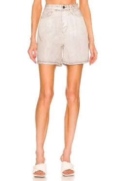 Rag & Bone Maya Liquid Short In Black Bleach