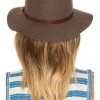 Rag & Bone Floppy Brim Fedora In Pecan -Cheap Rag & Bone Store RGBR WH2 V3