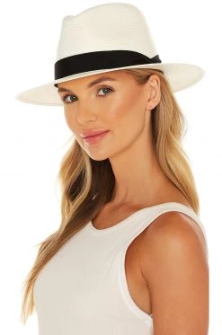 Rag & Bone Panama Hat In White