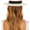 Rag & Bone Panama Hat In White -Cheap Rag & Bone Store RGBR WH3 V2