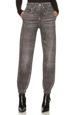 Rag & Bone Miramar Jogger In Black Magic