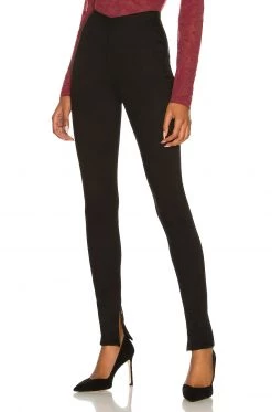 Rag & Bone Nina High Rise Pull On With Slit In Black