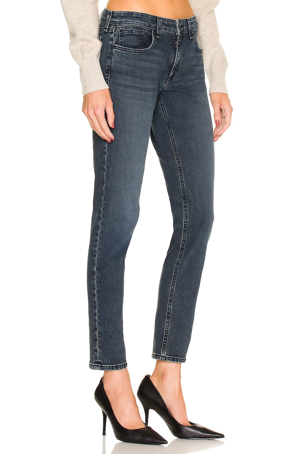 Rag & Bone Dre Low Rise Slim Boyfriend In Ziggy 2 Rag & Bone Dre Low Rise Slim Boyfriend In Ziggy - Image 2