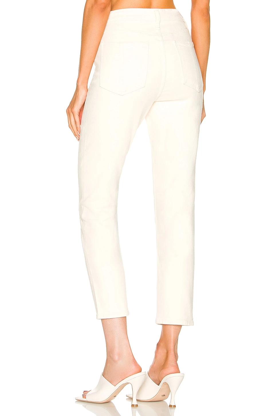 Rag & Bone Nina High Rise Ankle Cigarette In Ecru 3 Rag & Bone Nina High Rise Ankle Cigarette In Ecru - Image 3