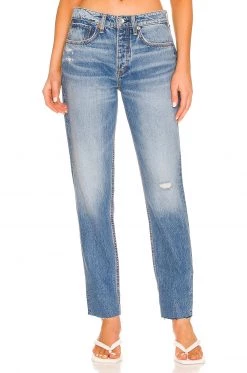 Rag & Bone Rose Mid-Rise Boyfriend In Peony