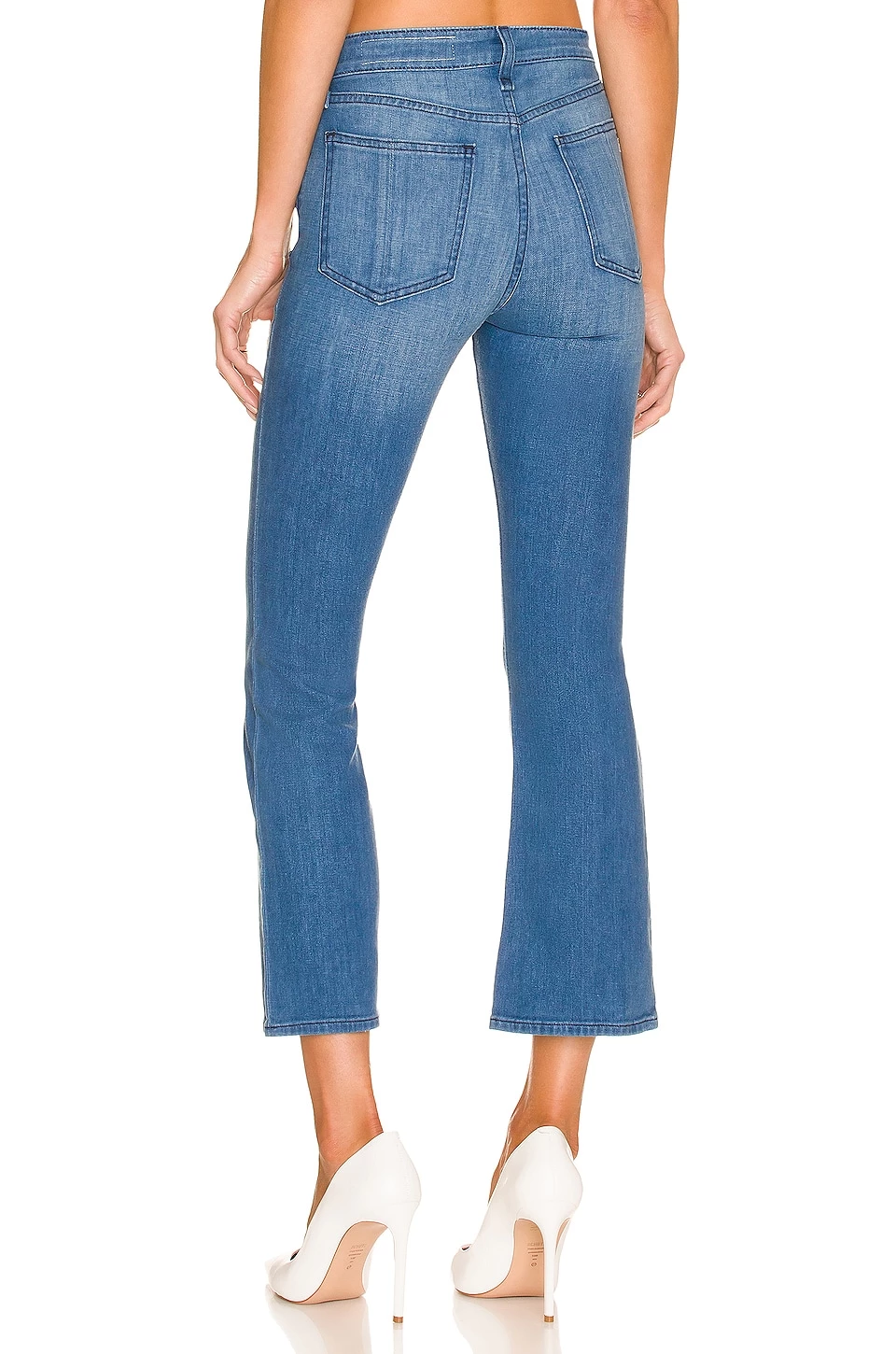 Rag & Bone Nina High-Rise Ankle Flare In Poppy 3 Rag & Bone Nina High-Rise Ankle Flare In Poppy - Image 3