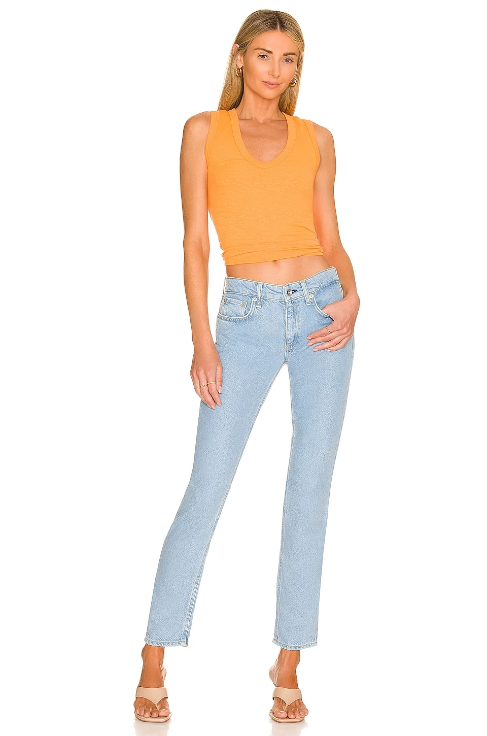 Rag & Bone Dre Low-Rise Slim Boyfriend In Blossom 4 Rag & Bone Dre Low-Rise Slim Boyfriend In Blossom - Image 4