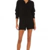 Rag & Bone Maxine Ribbed Polo In Black -Cheap Rag & Bone Store RGBR WK107 V4