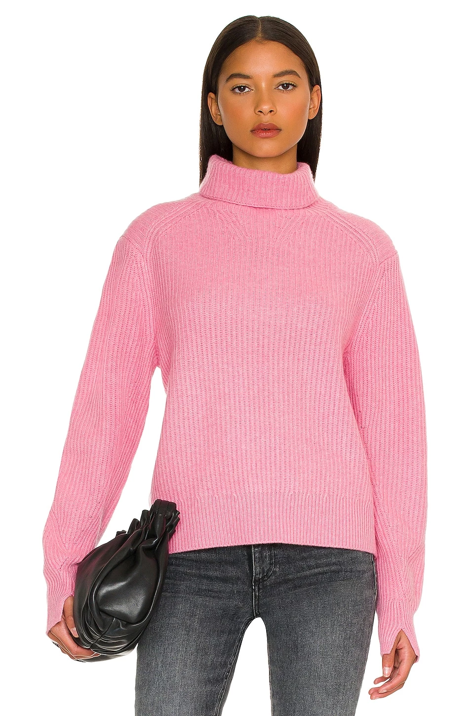 Rag & Bone Pierce Cashmere Turtleneck Sweater In Pink 1 Rag & Bone Pierce Cashmere Turtleneck Sweater In Pink