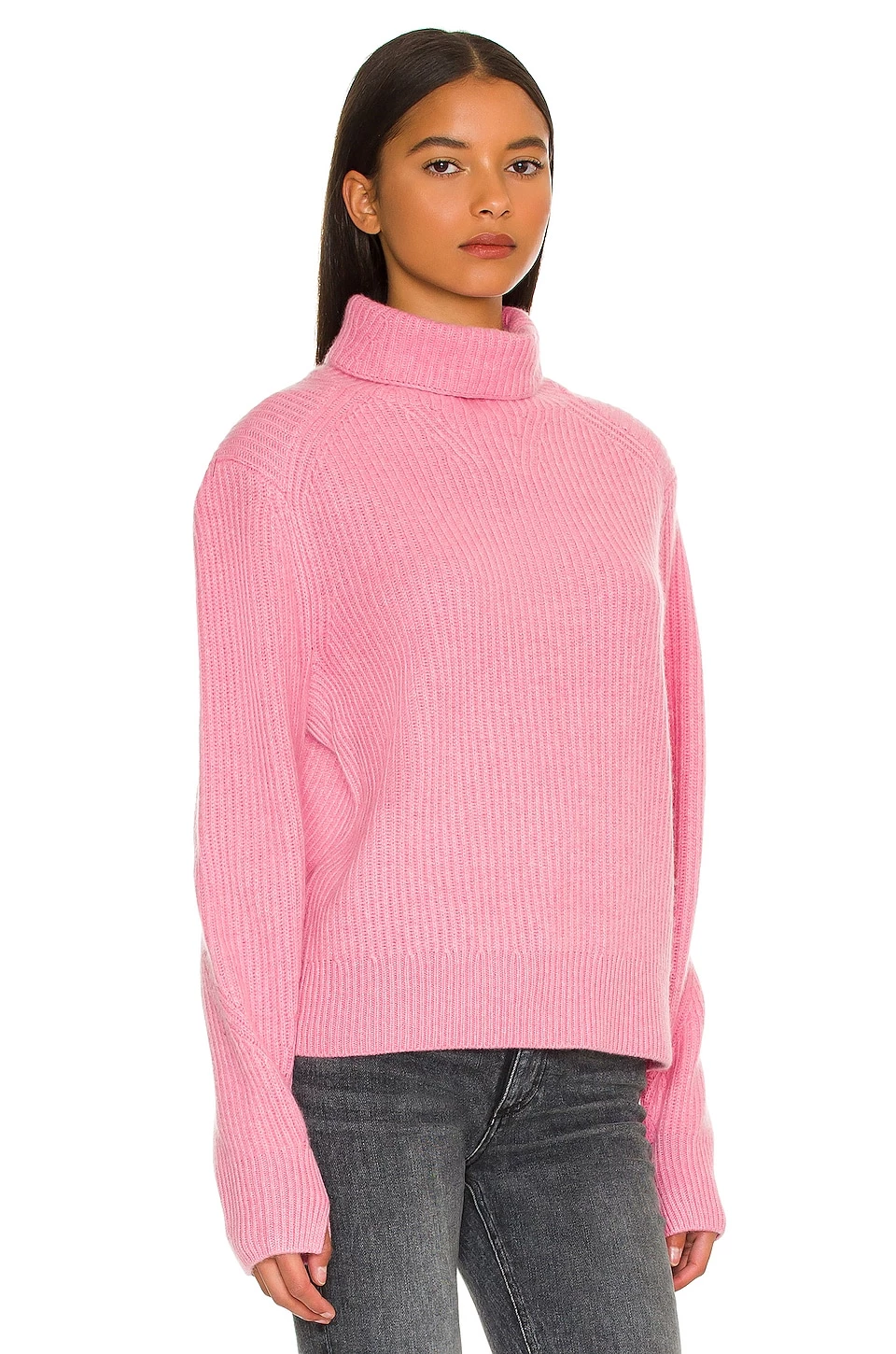 Rag & Bone Pierce Cashmere Turtleneck Sweater In Pink 2 Rag & Bone Pierce Cashmere Turtleneck Sweater In Pink - Image 2