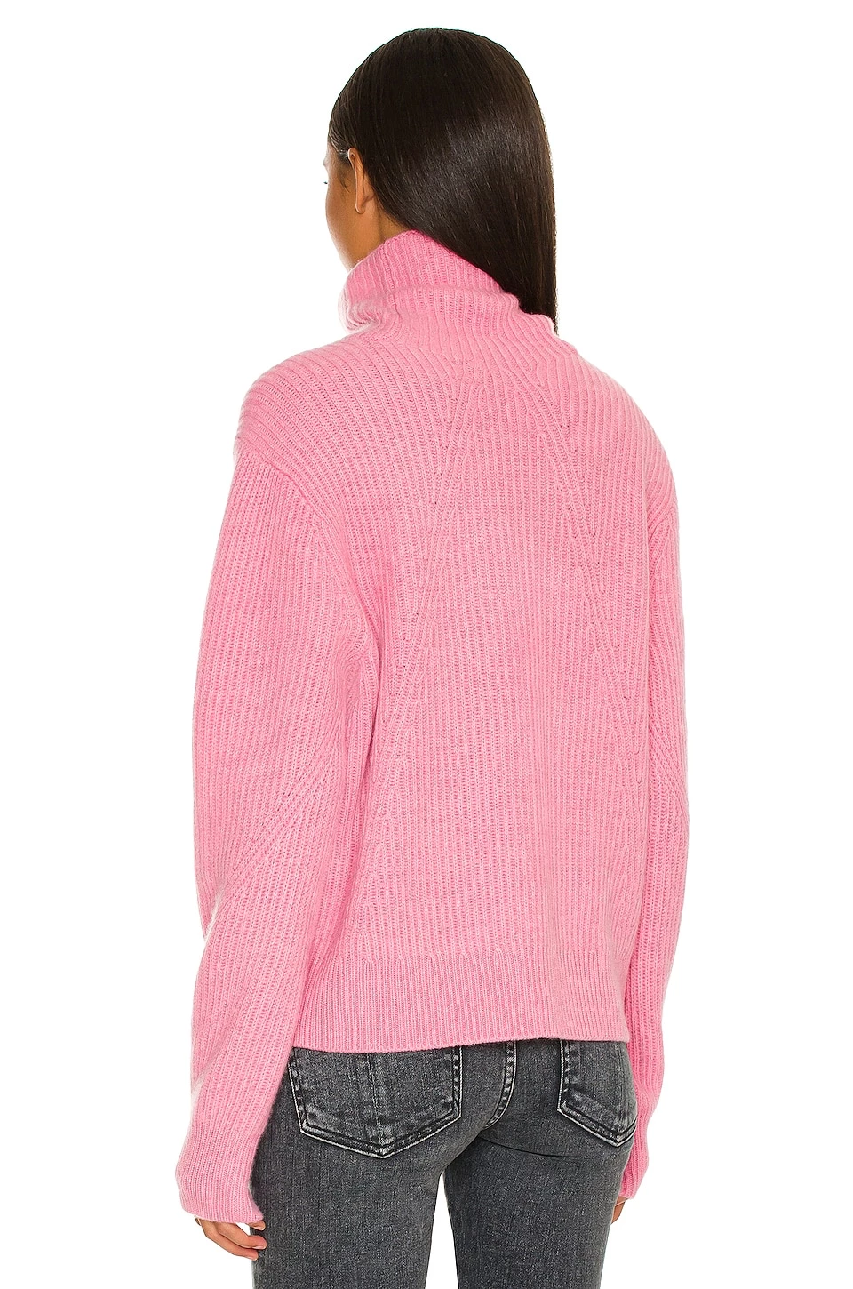 Rag & Bone Pierce Cashmere Turtleneck Sweater In Pink 3 Rag & Bone Pierce Cashmere Turtleneck Sweater In Pink - Image 3