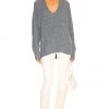 Rag & Bone Eco Donegal V-Neck Sweater In Blue -Cheap Rag & Bone Store RGBR WK120 V4