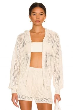 Rag & Bone Riley Hoodie In Ivory