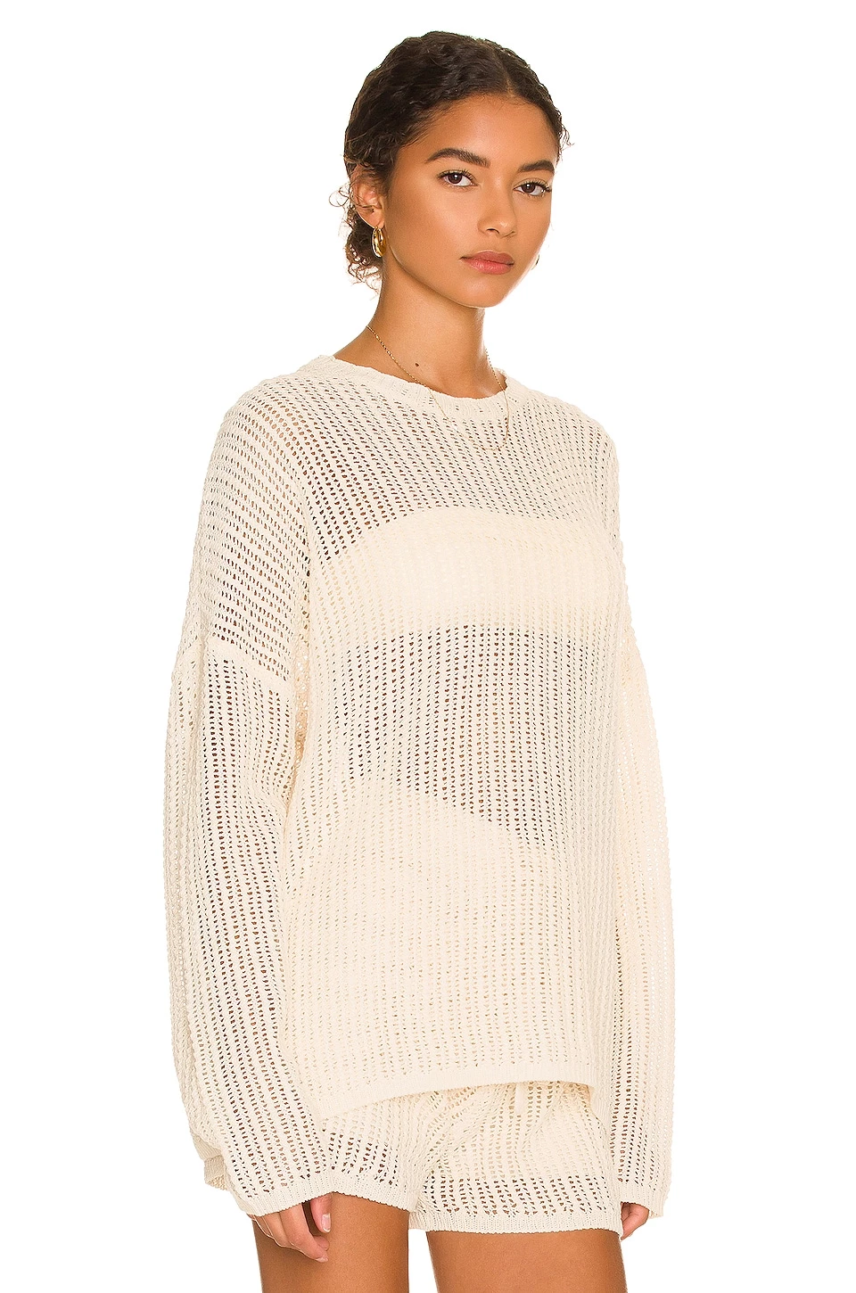 Rag & Bone Riley Crew In Ivory 2 Rag & Bone Riley Crew In Ivory - Image 2