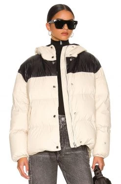 Rag & Bone Joelle Puffer Jacket In Pale Beige