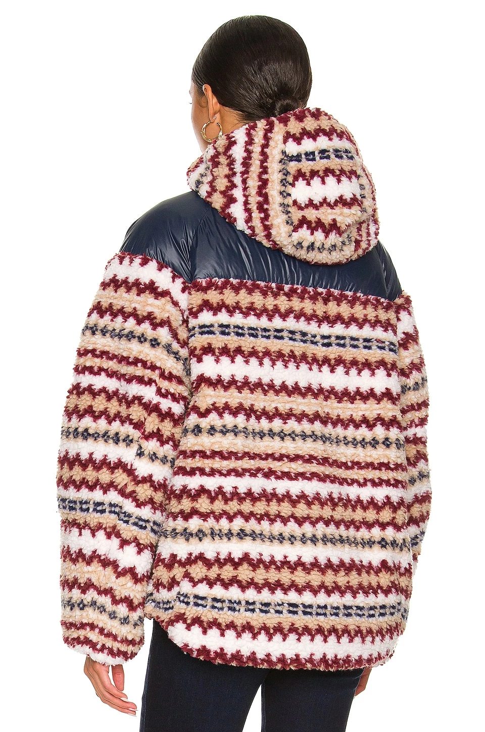 Rag & Bone Joelle Sherpa Printed Puffer In Ivory Multi 4 Rag & Bone Joelle Sherpa Printed Puffer In Ivory Multi - Image 4