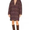 Rag & Bone Estelle Cocoon Plaid Coat In Purple Plaid -Cheap Rag & Bone Store RGBR WO58 V2