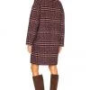 Rag & Bone Estelle Cocoon Plaid Coat In Purple Plaid -Cheap Rag & Bone Store RGBR WO58 V4