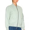 Rag & Bone Archetype Recycled Manston Bomber In Sage -Cheap Rag & Bone Store RGBR WO61 V2