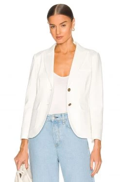 Rag & Bone Nancy Knit Blazer In White