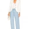 Rag & Bone Nancy Knit Blazer In White -Cheap Rag & Bone Store RGBR WO66 V5
