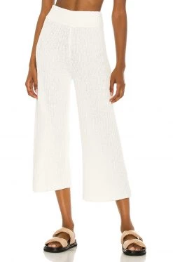 Rag & Bone Sunny Wide Leg Pant In White
