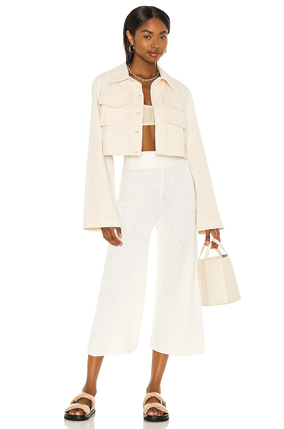 Rag & Bone Sunny Wide Leg Pant In White 4 Rag & Bone Sunny Wide Leg Pant In White - Image 4