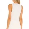 Rag & Bone Zoe Deep V Tank In White 6 Rag & Bone Zoe Deep V Tank In White -Cheap Rag & Bone Store RGBR WS426 V3
