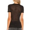 Rag & Bone Valencia Dot Tee In Black -Cheap Rag & Bone Store RGBR WS431 V3