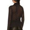Rag & Bone Valencia Dot Turtleneck Top In Black -Cheap Rag & Bone Store RGBR WS441 V3