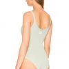 Rag & Bone Archetype Roxie Bodysuit In Sage -Cheap Rag & Bone Store RGBR WS447 V4
