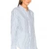 Rag & Bone Jennie Stripe Shirt In Blue Stripe -Cheap Rag & Bone Store RGBR WS449 V2