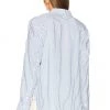 Rag & Bone Jennie Stripe Shirt In Blue Stripe -Cheap Rag & Bone Store RGBR WS449 V3