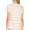 Rag & Bone The Strip Tee In Rust Multi -Cheap Rag & Bone Store RGBR WS450 V3