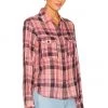Rag & Bone Quinn Cropped Check Top In Pink Check 5 Rag & Bone Quinn Cropped Check Top In Pink Check -Cheap Rag & Bone Store RGBR WS451 V2