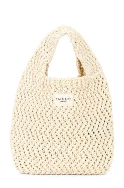 Rag & Bone Addison Mini Shopper In Light Dove