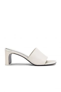 Rag & Bone Emma Mid Mule In White